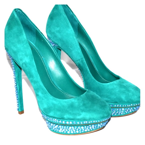 Brian Atwood crystal studded high heels - Picture 1 of 7